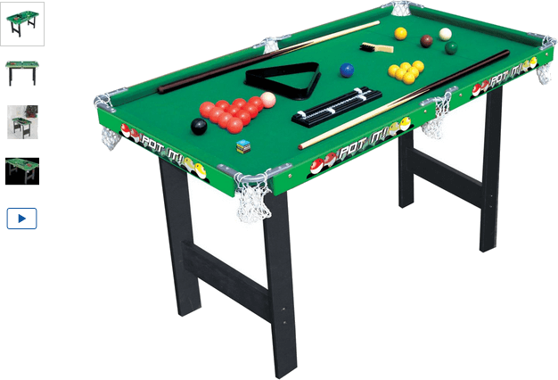 Chad Valley 3ft Snooker/Pool Game Table