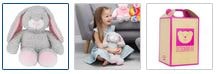 Chad Valley Designabear Grey Bunny Soft Toy Images