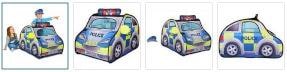 Chad Valley Police Car Pop Up Play Tent Set Images