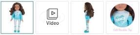 Chad Valley Designafriend Charlie Wavy Hair Doll Images