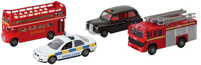 Chad Valley 4 inch Diecast Service Vehicles Set - Assorted