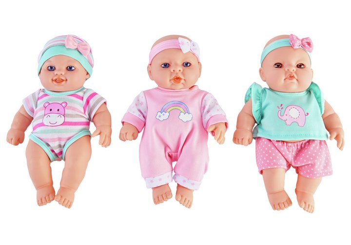 Chad Valley Babies to Love Triple Pack of Babies