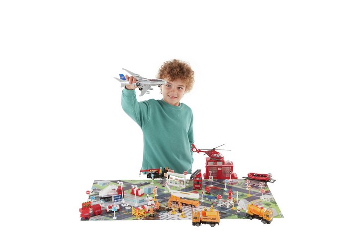 Chad Valley City 100 Piece Die Cast Playset
