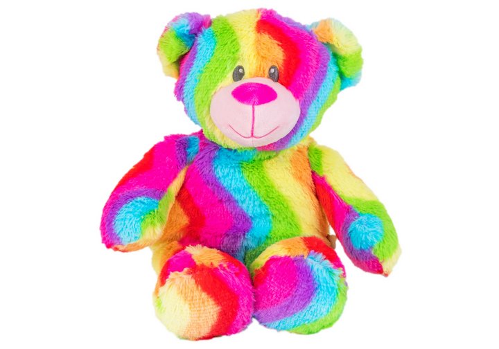 Chad Valley Designabear Rainbow Bear Soft Toy