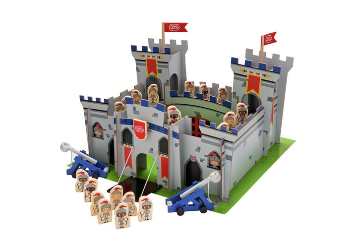 Chad Valley Knights Wooden Castle
