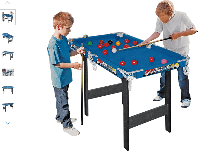 Chad Valley 4ft Snooker/Pool Game Table