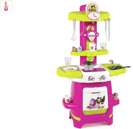 smoby masha and the bear kitchen